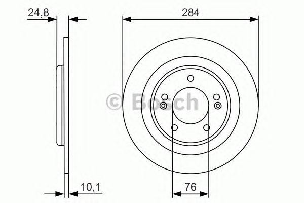 0 986 479 A13 диск тормозной задний!\ Hyundai i40 1.6/2.0/1.7CRDi 11> 0986479A13 BOSCH