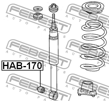 Сайлентблок HAB-170 HAB-170 FEBEST