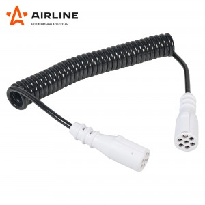 Кабель электрический прицепа S-type 6+1-полюсный L=4500мм пластиковые штекеры AI ATE-12 AIRLINE