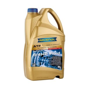 Масло трансмиссионное ATF для АКПП 5/4 HP Fluid синт.4л RAVENOL 1212104-004 RAVENOL
