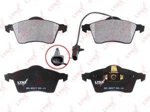 колодки дисковые передн.!\ VW Transporter 4 1.9D-2.8 90-03 BD-8027 LYNXAUTO