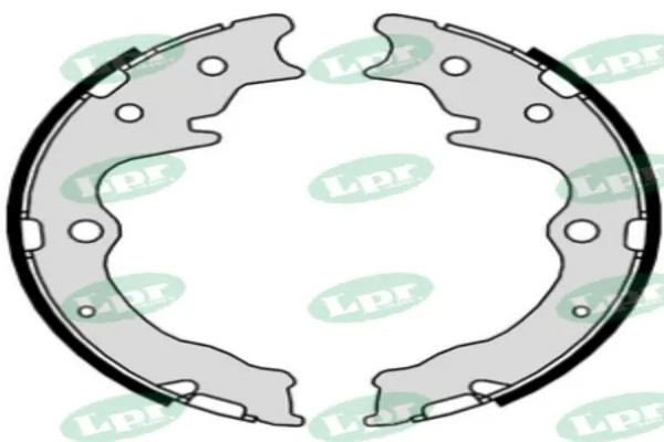 Комплект тормозных колодок барабанных 09820 09820 LPR