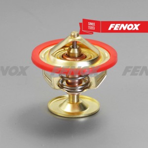 Термостат 107-01 КАМАЗ, Волга, Газель (80*С) с прокладкой /FENOX/ TS004O7 FENOX