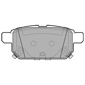 LP2687 колодки дисковые задние!\ Suzuki Swift IV 1.2/1.3DDiS 10> LP2687 DELPHI