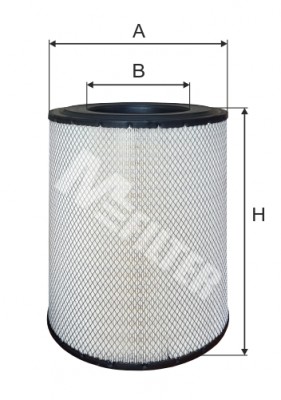 фильтр воздушный ! H471 D304 d169 \MB OM 457 LA Euro EVOOmn A815 MFILTER AUTOMOTIVE FILTERS