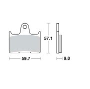Колодки дисковые MCB729SH MCB729SH TRW LUCAS