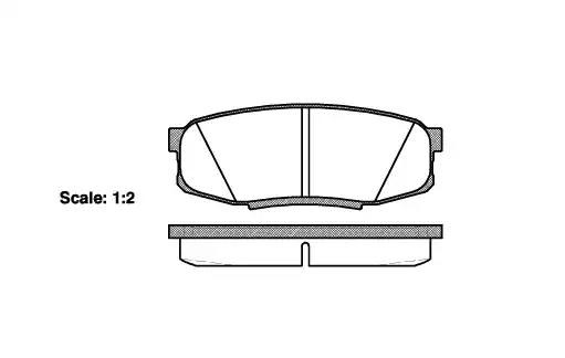 1272 00 P83098 [0446660120] !колодки дисковые з.\ Toyota Land Cruiser 4.7 V8/4.5 127200 REMSA