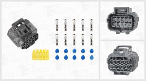 Разъем SCANIA электрический (10-ти контактный) TE PARTS 7810746 TE PARTS