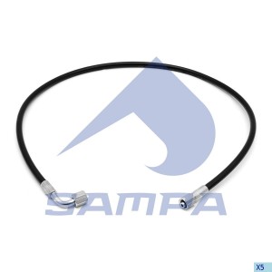 Трубка опрокидывания кабины M12x1,5xM12x1,5x916 043.293 SAMPA