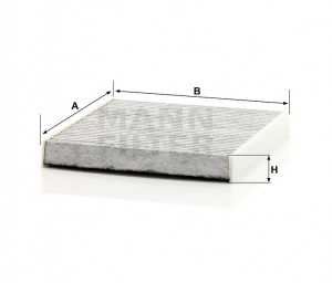 AUDI A3 [8V] (2013>)/ SEAT LEON (5F) (2013>) УГОЛЬНЫЙ CUK26009 MANN FILTER