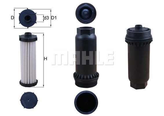 Фильтр гидравлический HX151KIT HX151KIT MAHLE KNECHT