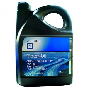 Масло моторное полусинтетическое GM Semi Synthetic 10W-40 5л 93165216 93165216 GENERAL MOTORS