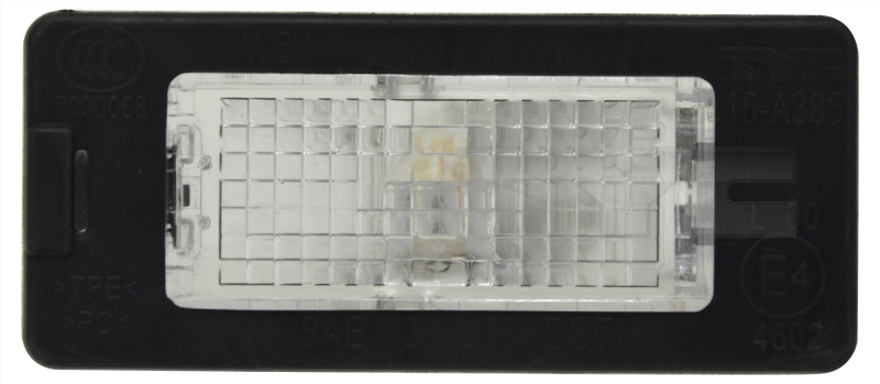 фонарь подсветки номера!\ Skoda Octavia/Rapid/Superb/Yeti, VW Polo/Sharan/Tiguan 15-0385-00-9 TYC