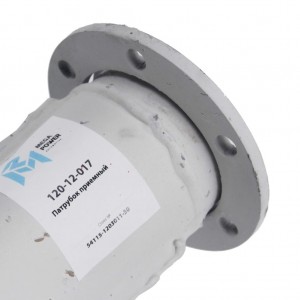 Патрубок КАМАЗ-ЕВРО приемный левый (под 6 шпилек) MEGAPOWER 120-12-017 MEGA POWER