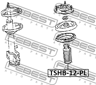 Пылезащитный комплект универсальный PVC D12 TSHB-12-PL TSHB-12-PL FEBEST