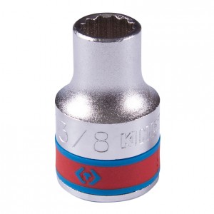 головка торцевая! стандартная двенадцатигранная 1/2'', 3/8''(дюймовая сист. изм. 433012S KING TONY