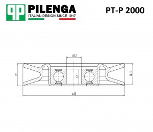 РОЛИК РЕМНЯ КОНДИЦИОНЕРА  GM LANOS/NEXIA GM LANOS, NEXIA PT-P2000 PTP2000 PILENGA