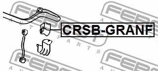 Втулка передн стабилизатора JEEP GRAND CHEROKEE III 2004-2010 CRSB-GRANF CRSB-GRANF FEBEST