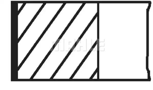 Кольца поршневые STD d108 3*2,5*3 D0824/0836 22907N0 MAHLE KNECHT