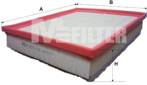 фильтр воздушный!\Opel Movano 2.2CDTi/2.5CDTi 00>, Renault Master 2.2DCi/2.5DCi  K725 MFILTER AUTOMOTIVE FILTERS