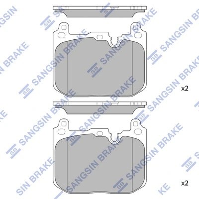 Тормозная колодка SP4126A SP4126A SANGSIN
