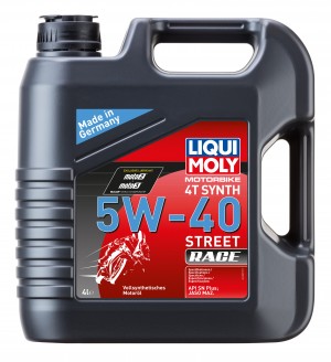 Масло моторное синтетическое для 4-т мотоц Motorbike 4T Synth Street Race 5W-40  1685 LIQUI MOLY
