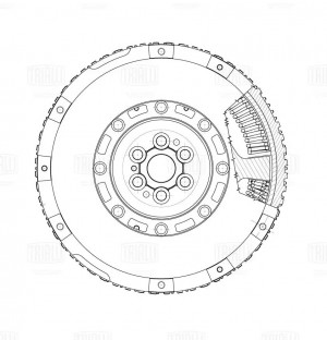 Маховик Haval H6 (16-) (дв. 4G15B) 1.5i (двухмасс.) (FW 2703) FW 2703 TRIALLI