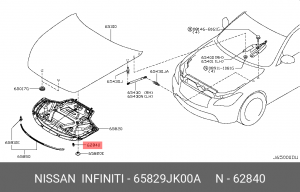 ОТБОЙНИК О 65829-JK00A 65829-JK00A NISSAN