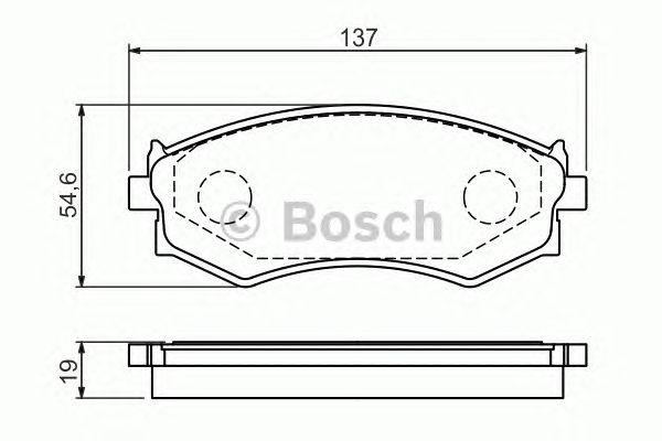 HYUNDAI LANTRA (1996-2000) 0 986 461 139 BOSCH