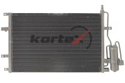 Радиатор кондиционера Volvo S60 (00-),S80 (98-),XC70(97-) (LRAC 1055) KRD2142 KRD2142 KORTEX