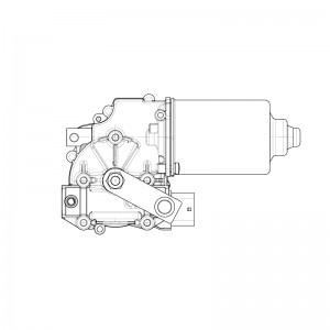 Моторедуктор стеклооч. для а/м Mercedes-Benz Vito/Viano W447 (14-) (перед.) (VWF VWF 1501 START VOLT