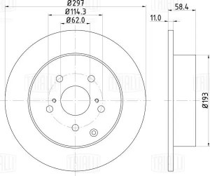 VERSO (2009>) 1.8 НЕВЕНТИЛИРУЕМЫЙ DF084107 TRIALLI