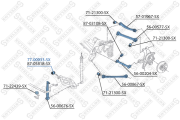 сайлентблок зад. рычага!\ MB W124/W201-W210 84-02 7700933SX STELLOX