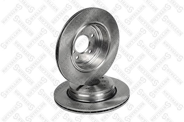 диск тормозной задний!\ BMW E60/E61 2.0-3.0/2.5D/3.0D M54/M57 03>, Brilliance 6020-1363-SX STELLOX