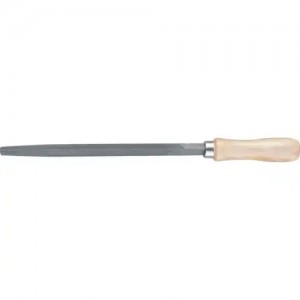 Напильник трехгранный 200мм деревянная ручка СИБРТЕХ 16026 SIBRTEC