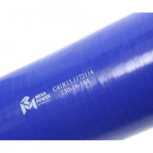 Патрубок ГАЗон Next C41R13 дв.ЯМЗ интеркуллера верхний силикон MEGAPOWER 13016164 MEGA POWER
