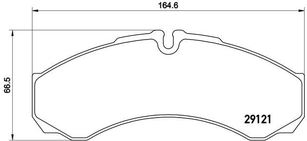 PA6017 колодки дисковые п.+з. !\ Iveco Daily 89> PA6017 BREMBO