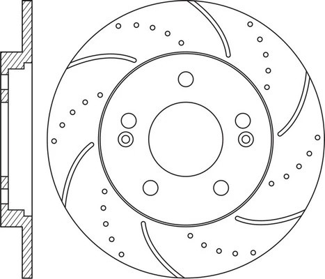 Диск тормозной HYUNDAI Grandeur (11-) KIA Optima (15-) задний (1шт.) NIBK RN1601DSET NIBK