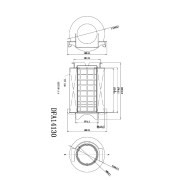 Фильтр воздушный DOUBLEFORCE DFA14130 DFA14130 DOUBLE FORCE