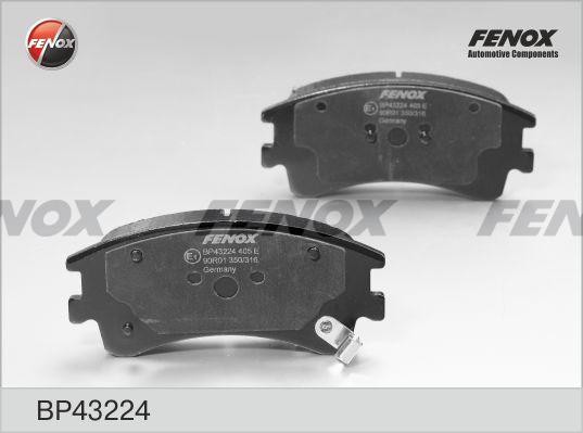 Колодки тормозные дисковые Mazda 6 02-07 BP43224 FENOX