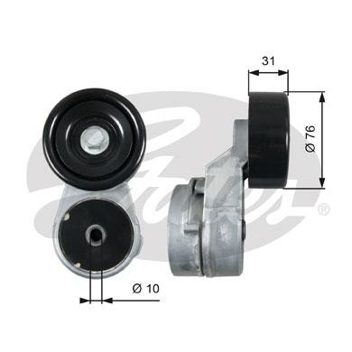 Натяжитель ремня поликлинового HYUNDA SOLARIS 1.4/1.6 T39210 T39210 GATES
