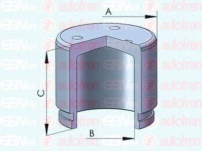 поршень суппорта ! d.48\ Toyota Land Cruiser 80/90/120, Suzuki Swift/Vitara 88> D025134 AUTOFREN SEINSA