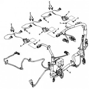 Жгут КАМАЗ Камминз ISLe на форсунки (3968886) (Haffen) 0680 HAFFEN