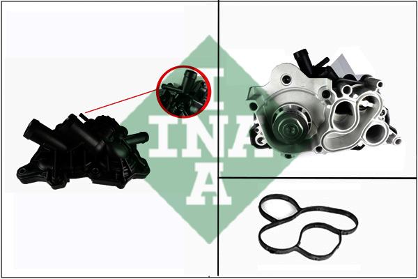 AUDI / SKODA / SEAT В СБОРЕ // ТЕРМОСТАТЫ 87°С + 97°С // Metelli - АЛЮМИНИЕВЫЙ К 538 0363 10 INA