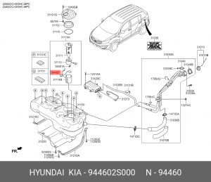 датчик уровня топлива! Hyundai ix35 10> 944602S000 HYUNDAI KIA