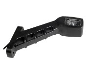 фонарь габарит.! LED рожок 24V кр/бел/жел, накл., бел. стекло, EPDM, с провод. 4 8733605SX STELLOX