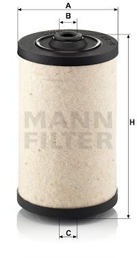 фильтрующий элемент топлива!\ Volvo BUS DR/E-Serie/O 302-Serie, MB Conecto, Setr BFU 900 X MANN FILTER