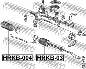 Пыльник рулевой правый HONDA CR-V RD1 1996-2001 HRKB-004 HRKB-004 FEBEST