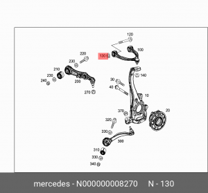ГАЙКА N000000008270 N000000008270 MERCEDES BENZ