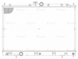 Радиатор охл. для а/м Mitsubishi Outlander (03-) MT  LRc1135 LRC 1135 LUZAR